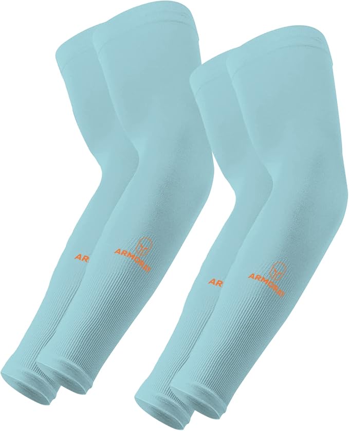 ARMORAY Arm Sleeves for Men or Women - Tattoo Cover Up - Cooling Sports Sleeve for Basketball Golf Football