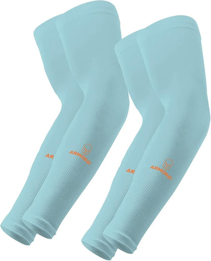 ARMORAY Arm Sleeves for Men or Women - Tattoo Cover Up - Cooling Sports Sleeve for Basketball Golf Football