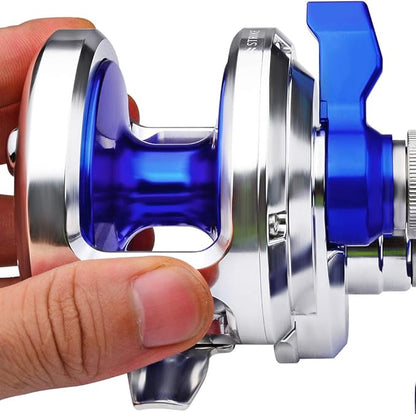 PROBEROS Conventional Reel Trolling Reels - Lever Drag Deep Sea Ocean Big Game Offshore Jigging Fishing Reels