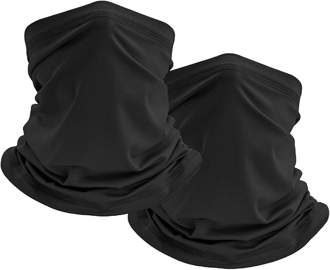 Pukavt 2 Pack 3 Hole Winter Knitted Mask, Full Face Cover Ski Mask Warm Balaclava for Skiing, Motorcycle, Snowboard