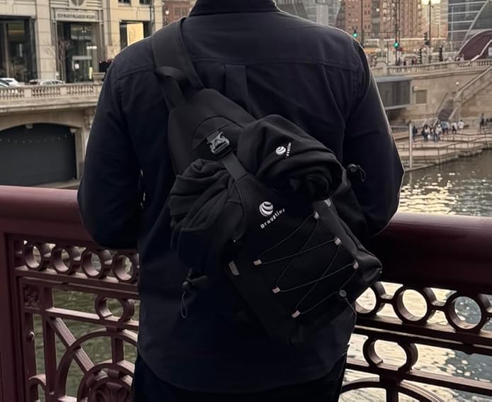 AllSport Sling Bag for Men and Women, Durable Crossbody Shoulder Sling Backpack, Sports, Gym, Hiking, and Travel