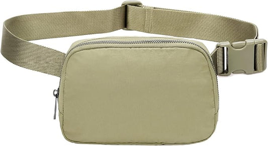 DAITET Crossbody Fanny Pack for Men&Women,Large Waist Bag & Hip Bum Bag with Adjustable Strap for Outdoors Workout Traveling Casual Running Hiking Cycling