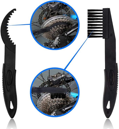 MMOBIEL Motorcycle Chain Cleaning Brush Kit Cleaner for Motorcycle, Bicycle and Mountain Bike – 4 Pcs Cleaning Brush Tool - Bike Cleaning Tool – Bicycle Chain Cleaner