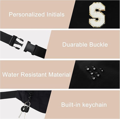 MAXTOP Large Crossbody Fanny Pack with 4-Zipper Pockets,Gifts for Enjoy Sports Festival Workout Traveling Running Casual Hands-Free Wallets Waist Pack Phone Bag Carrying All Phones