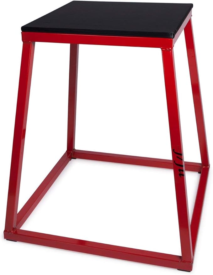 JFIT Plyometric Boxes - Made in Taiwan NO Assembly Required Single - Height Box Set and Adjustable Box Options Plyometric Platform and Jumping Agility Box for Training Conditioning Strength Training