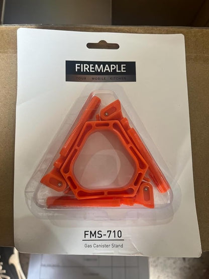 Fire-Maple Foldable Fuel Canister Stand, Tripod Support Bracket for Camping Stove and Outdoor Cooking