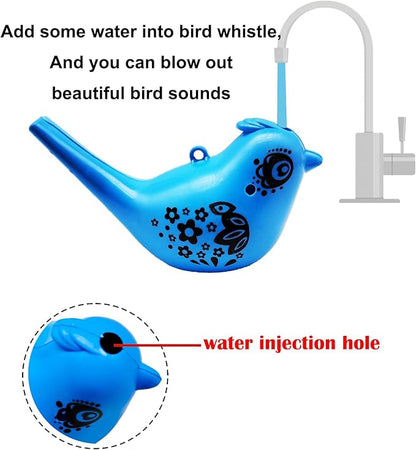 24 Pcs Bird Water Whistle Party Whistles for Kids Novelty Water Warblers Bird Whistle Toy Musical Instrument Toy for Party Favors,Birthday Gift, Party Gifts