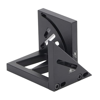 3D Woodworking Square Aluminum Alloy Multi Angle Measuring Ruler 45 90 Degree Carpenter Square Protractor