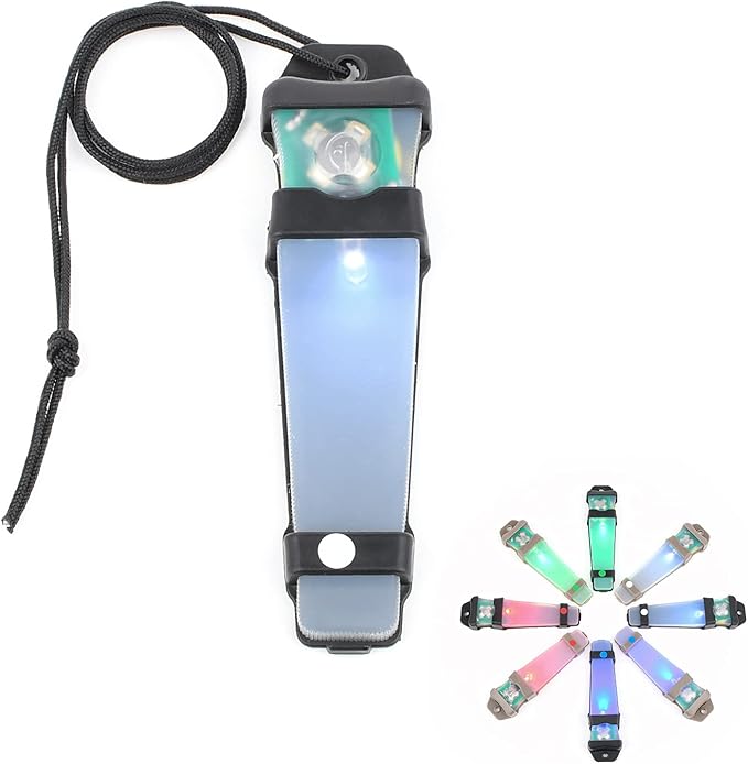 Personal Identification Marker - Tactical Helmet Light, Portable Survival Signal Light for Hiking, Boating, Cycling, Fishing