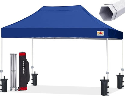 ABCCANOPY Commercial Pop Up Canopy Tent 10x15 Premium-Series, Navy Blue