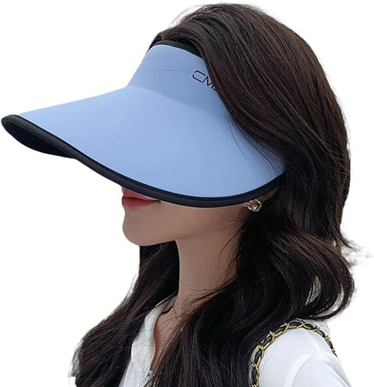 Sun Hats for Women Wide Brim UPF 50+ UV Protection Summer Beach Cap Adjustable Packable Sport Visors Tennis Golf