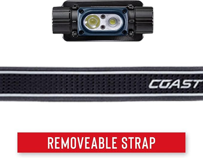 Coast WPH30R 1000 Lumen Waterproof Ultra Bright IP68 USB Rechargeable-Dual Power Headlamp, 5 Modes with Spot and Flood Beams, Blue/Black