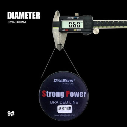 Dingbear 437Yd-5000Yd Super Strong Pull Generic Braided Fishing Line Fish ing Lines FishLines FishingLine