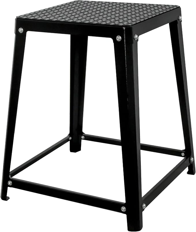 Plyometric Jump Box Set,12/18/24/30 Inch Anti-slip Jump Box Exercise,Red Plyo Box,Steel Step Up Box for Workout,Fitness Step Up Box Jumps for Home Gym Training