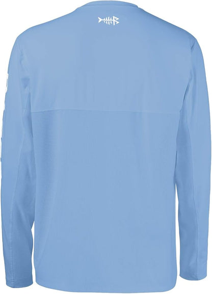 BASSDASH Fishing T Shirts for Men UV Sun Protection UPF 50+ Long Sleeve Tee T-Shirt