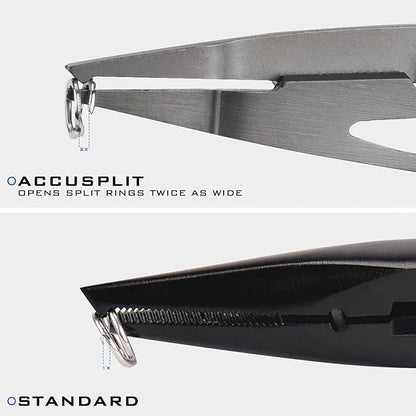 KastKing Intimidator Fishing Pliers, Corrosion Resistant Polymer Coated Fishing Tools, Tungsten Carbide Cutters, Saltwater Resistant Fishing Gear