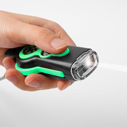 Emergency Survival Function Whistle, Outdoor Multifunctional Tool Safety Whistle with Lanyard, Ideal for Kayaking, Boating, Hiking, Camping, Climbing, Hunting, Fishing, Rescue Signaling