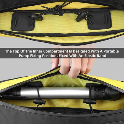 Rhinowalk Bicycle Front Frame Bag Bike Under Top Tube Triangle Bag Lightweight 1.7L Cycling Accessories Nylon Pack Pouch for Mountain Road Bike