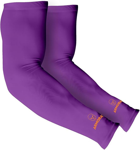 ARMORAY Arm Sleeves for Men or Women - Tattoo Cover Up - Cooling Sports Sleeve for Basketball Golf Football