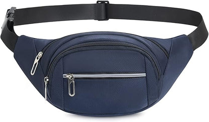 DAITET Crossbody Fanny Pack for Men&Women,Large Waist Bag & Hip Bum Bag with Adjustable Strap for Outdoors Workout Traveling Casual Running Hiking Cycling