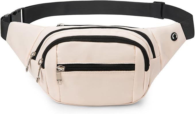 DAITET Crossbody Fanny Pack for Men&Women,Large Waist Bag & Hip Bum Bag with Adjustable Strap for Outdoors Workout Traveling Casual Running Hiking Cycling