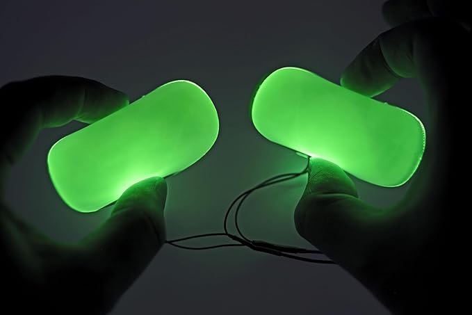 [ Round ] Green Star-Lord Decorations led Light Flexible Helmet Lights Cosplay DIY kit RGB Superhero for Men Gifts