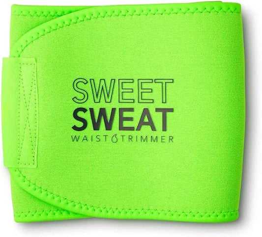 Sports Research Sweet Sweat Waist Trimmer (Core Series) - Premium Sweat Enhancing Fitness Band for Women & Men