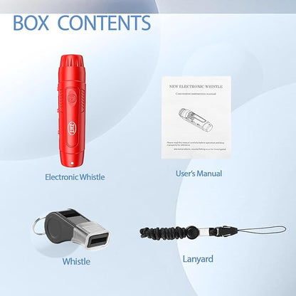 ZHT Electronic Whistle for Coaches, Referees, Teachers - 3 Tones & 3 High Volume, Handheld Whistles with Lanyard - Sports Whistle for Volleyball Soccer, Outdoor Camping, Emergency Safety