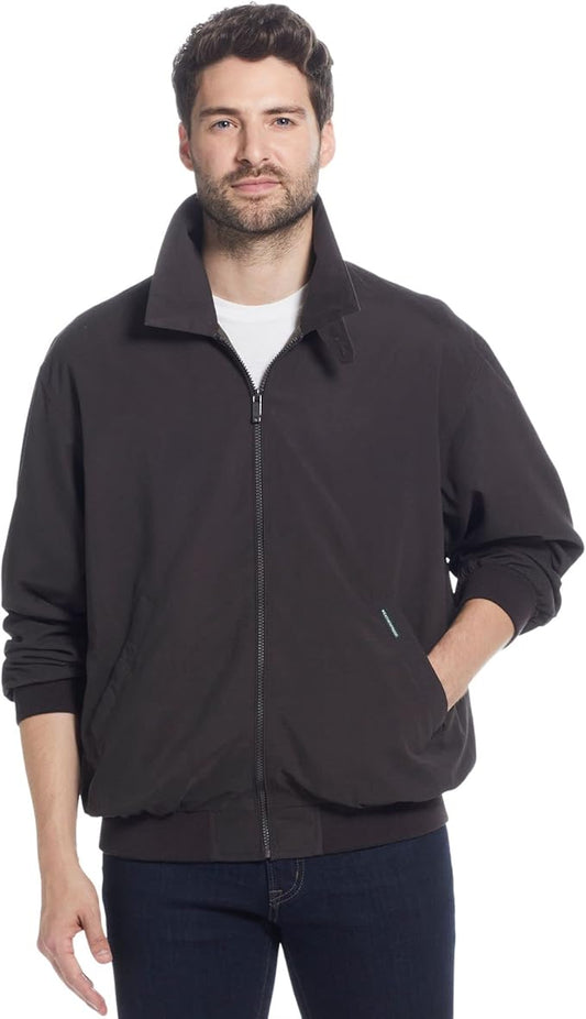 Weatherproof Men's Golf Jacket - Lightweight Windbreaker, Water-Resistant Microfiber Shell, Perfect for Golf & Casual Wear