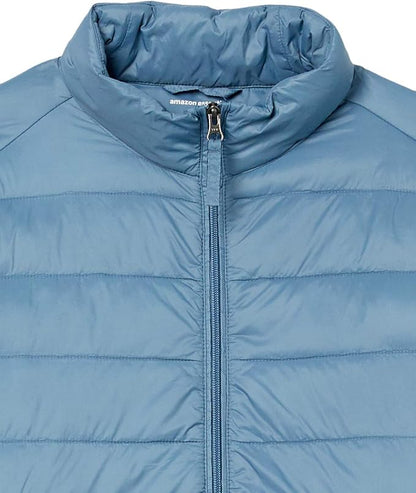 Amazon Essentials Men's Packable Lightweight Water-Resistant Puffer Jacket (Available in Big & Tall)