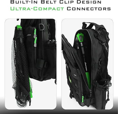 YVLEEN Floating Fishing Net Fish Landing Net - Upgraded Design Foldable & Lightweight Freshwater Fishing Landing Net, Ultra-Thin Rubber Fish Net Easy Catch and Release, Fishing Gifts for Men