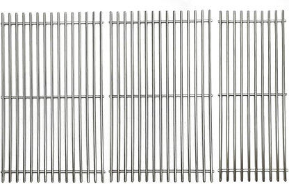 67552 Stainless Steel 3-Piece Cooking Grate Replacement Parts for Weber Summit 600 Series E/S 640, 650, 660, 670 Gas Grills 19-1/4“