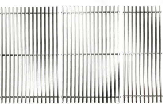 67552 Stainless Steel 3-Piece Cooking Grate Replacement Parts for Weber Summit 600 Series E/S 640, 650, 660, 670 Gas Grills 19-1/4“