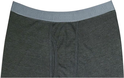 Thermal Underwear Pants for Men Long Johns Cotton Blend Base Layer Waffle Knit Bottoms Classic Cold Weather