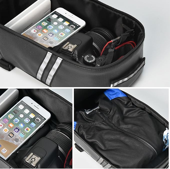 Rear Bike Rack,Bike Cargo Rack w/Fender & Large Size Reflective,Quick Release Mountain Road Bicycle Rear Racks,Universal Bike Luggage Rack,Large Capacity Bike Pannier Rack,YONTUO