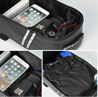 Rear Bike Rack,Bike Cargo Rack w/Fender & Large Size Reflective,Quick Release Mountain Road Bicycle Rear Racks,Universal Bike Luggage Rack,Large Capacity Bike Pannier Rack,YONTUO