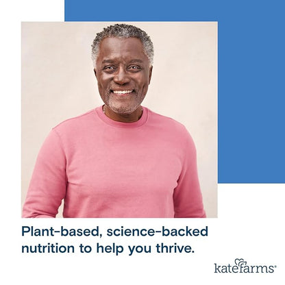 KATE FARMS Organic 1.4 High Calorie Nutrition Shake, Chocolate, 20g Protein, 27 Vitamins and Minerals, Meal Replacement, 11 oz (12 Pack)