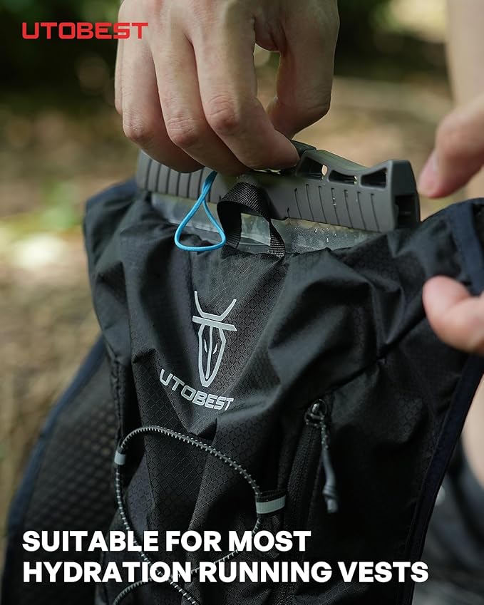 Hydration Bladder,TPU Water Bladder,Water Bladder for Hiking Backpack,BPA Free,Wide Opening,Leak-Proof,Water Reservoir for Hiking Cycling Camping Running