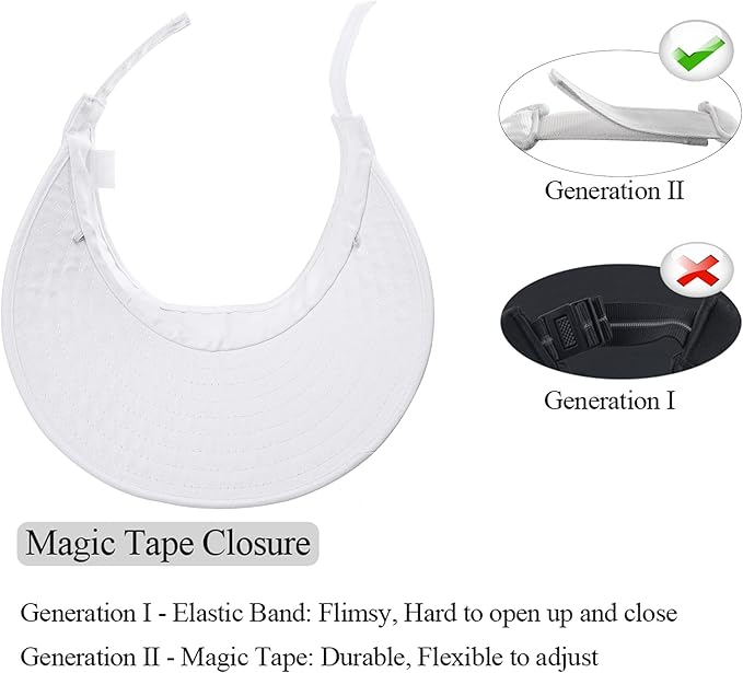 Sun Visor Hats Women Large Brim Summer UV Protection Beach Cap