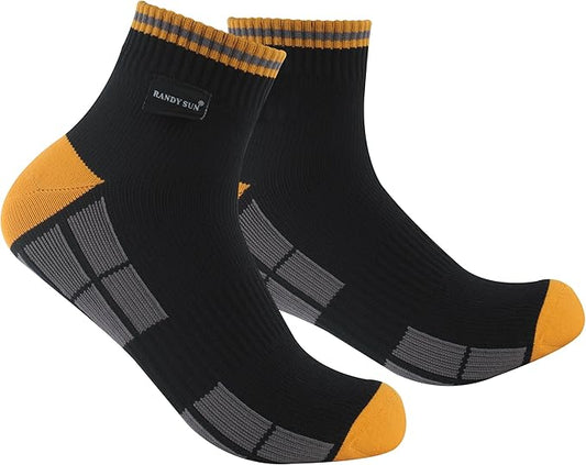 RANDY SUN Waterproof Socks, Unisex Hiking Wading Trail Running Kayaking Crew Socks