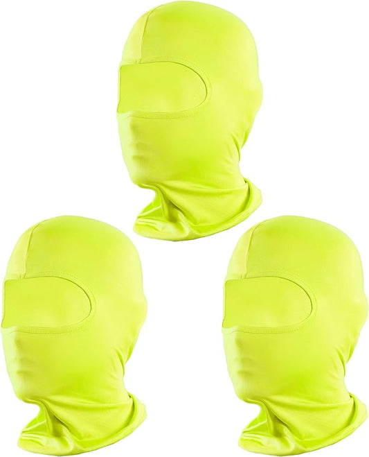 Pukavt 2 Pack 3 Hole Winter Knitted Mask, Full Face Cover Ski Mask Warm Balaclava for Skiing, Motorcycle, Snowboard