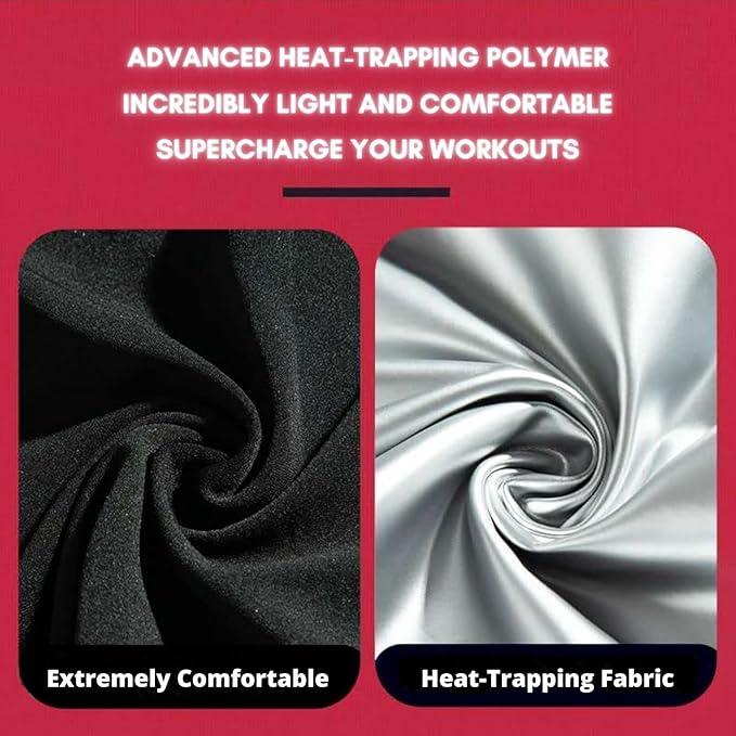 Nano Hertz Sauna Sweat Suit Weight Loss Shapewear Top Shirt Waist Vest Trainer Workout Exercise Fitness Gym Short Sleeves Men