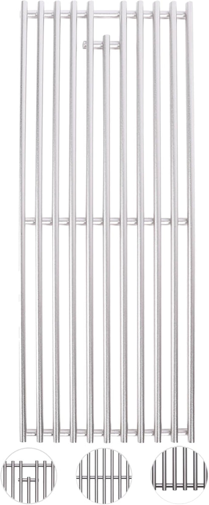 2025 1 Pc 18 x 7-3/8 Upgrade Heavy Duty Cast Shot Blasting Stainless Steel 5/16 Rod BBQ Cooking Grill Grate Replacement Part for Blaze Grill 3, 4, 5 Burner Grill Models, AOG, RCS, Summerset Sizzler