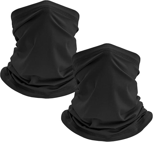 Pukavt 2 Pack 3 Hole Winter Knitted Mask, Full Face Cover Ski Mask Warm Balaclava for Skiing, Motorcycle, Snowboard