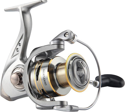 HAUT TON Spinning Reel 8000/9000/10000/12000/14000,6+1BB Metal Surf Fishing Reels,4.8:1 Gear Ratio 55lbs Drag Heavy Long Casting Inshore Saltwater Monster Fish