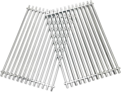 17-1/4" Stainless Steel Grid Grates for Weber Spirit E-310 E-320, S-310 S-320, Spirit 700, Weber 900, Genesis Silver B and C Genesis 1000-5000 Gas Grill 7525 7527