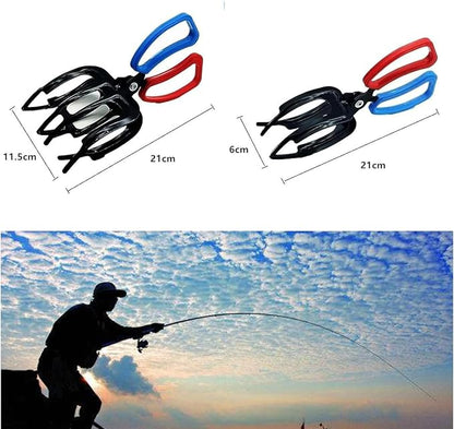 3 Claw Fish Gripper, Metal Fishing Pliers Gripper Catch Fish Control Clamp, Fishing Pliers Control Tool Fishing Accessories for Most Freshwater Fish Grip Tackle Holder