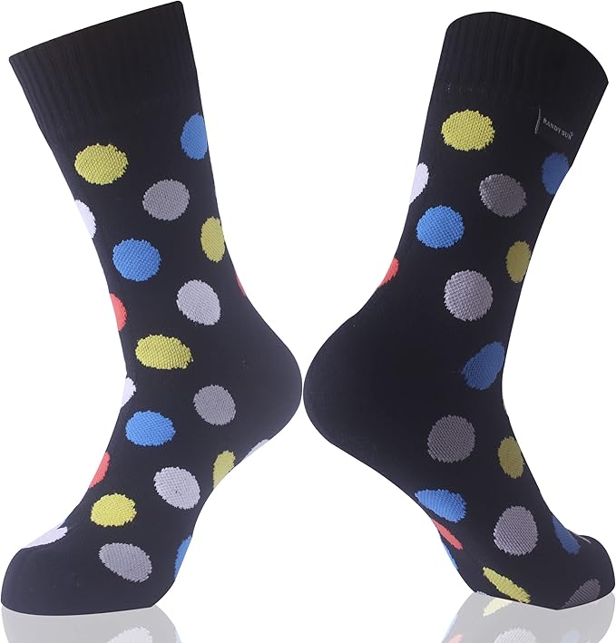 RANDY SUN Waterproof Breathable Socks, [SGS Certified] Unisex Novelty Skiing Trekking Hiking Wading Trail Socks