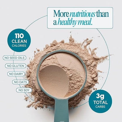 LyfeFuel All-in-One Essentials Nutrition Shake | Complete Meal Replacement Powder | 50+ Superfood Blend, 18g Plant-Based Protein - Chocolate, 24 Servings - 3 Pack