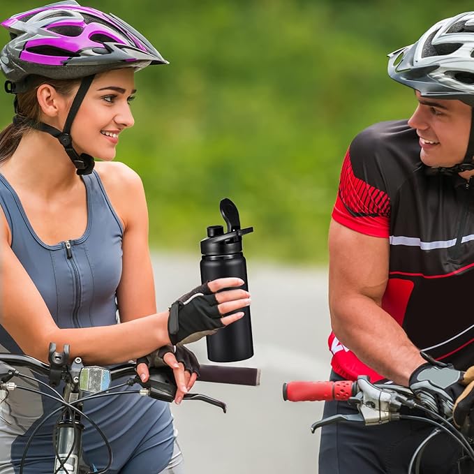 CHENGU Water Bottle Bulk 20 oz Aluminum Reusable Bottles Lightweight Snap Lid Water Cups Easy Carry Leak Proof Travel Tumbler for Gym Sports Camping Hiking Fishing